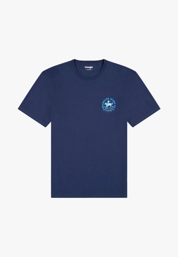 Wrangler - MĘSKA KOSZULKA WRANGLER SMALL GRAPHIC TEE NAVY 112371471