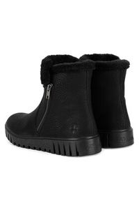 Rieker Botki Y3481-00 Czarny. Kolor: czarny. Materiał: materiał #6