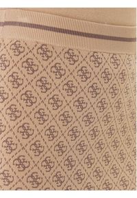 Guess Spódnica ołówkowa W4BD53 Z37K0 Beżowy Regular Fit. Kolor: beżowy. Materiał: syntetyk