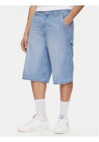 Lee Szorty jeansowe Carpenter 112364163 Niebieski Loose Fit. Kolor: niebieski. Materiał: bawełna #1