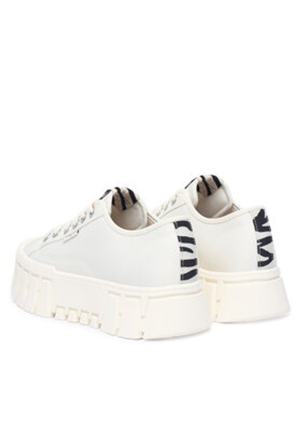 Tommy Jeans Sneakersy Tj Platform Sneaker Zebra EN0EN03070 Biały. Kolor: biały. Materiał: materiał. Wzór: motyw zwierzęcy. Obcas: na platformie