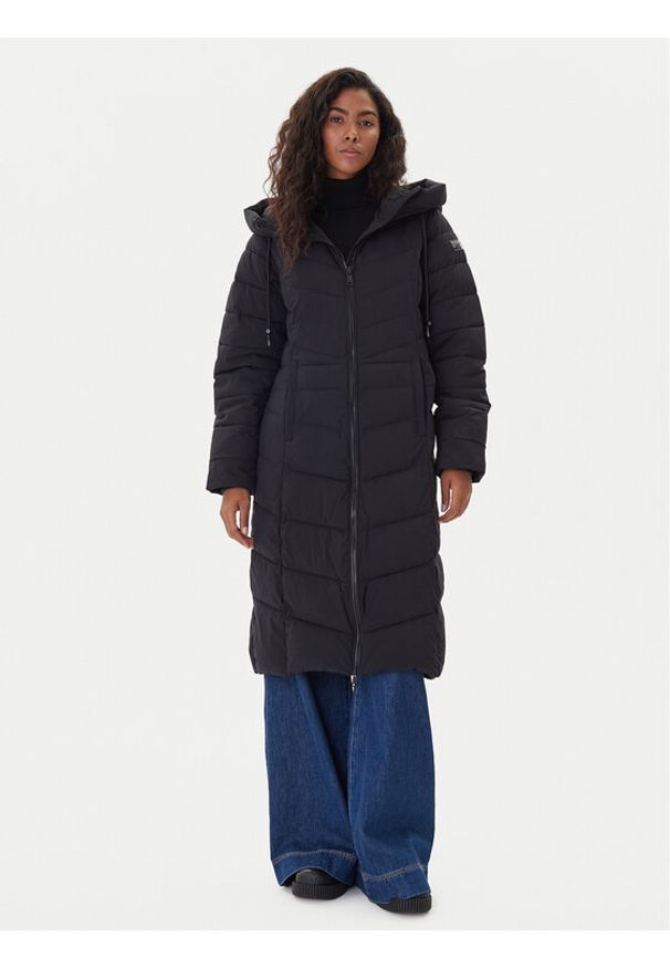 only - ONLY Płaszcz zimowy Juliet 15353149 Czarny Regular Fit. Kolor: czarny. Materiał: syntetyk. Sezon: zima