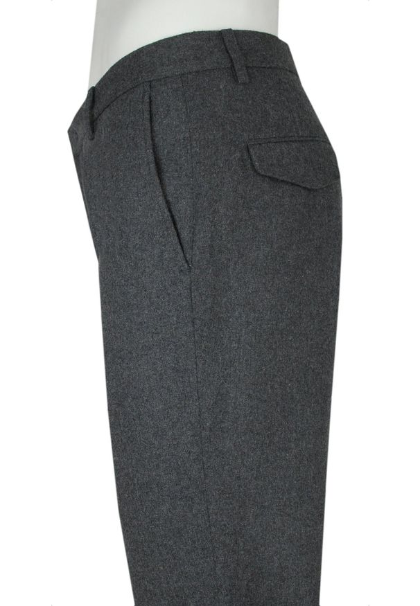 Eleganckie Spodnie Otto Kern z Domieszką Wełny - Grafitowe. Kolor: szary. Materiał: wiskoza, poliester, wełna. Sezon: lato. Styl: elegancki