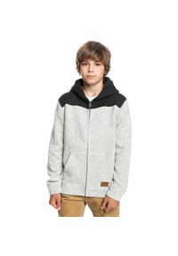 Bluza chłopięca Quiksilver Keller Block z polarem. Kolor: szary. Materiał: polar