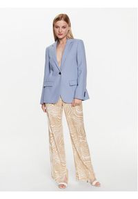 Calvin Klein Marynarka Essential Tailored K20K205187 Błękitny Regular Fit. Kolor: niebieski. Materiał: syntetyk #4