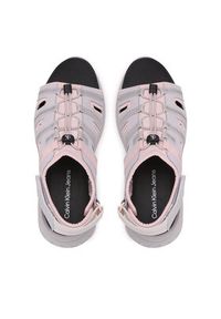 Calvin Klein Jeans Sandały Chunky Hybrid Sandal Hiking YW0YW01075 Różowy. Kolor: różowy. Materiał: skóra