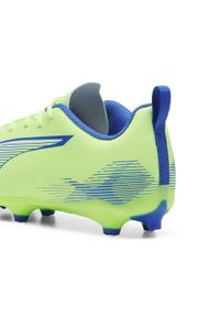 Puma - Młodzieżowe buty piłkarskie ULTRA 5 PLAY FG/AG PUMA. Kolor: biały, niebieski, żółty, wielokolorowy. Sport: piłka nożna