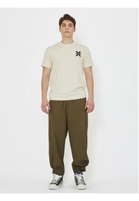 Richmond X T-Shirt Sween UMP24057TS Beżowy Regular Fit. Kolor: beżowy. Materiał: bawełna #5