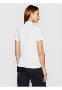 Lacoste Polo PF5462 Biały Slim Fit. Typ kołnierza: polo. Kolor: biały. Materiał: bawełna