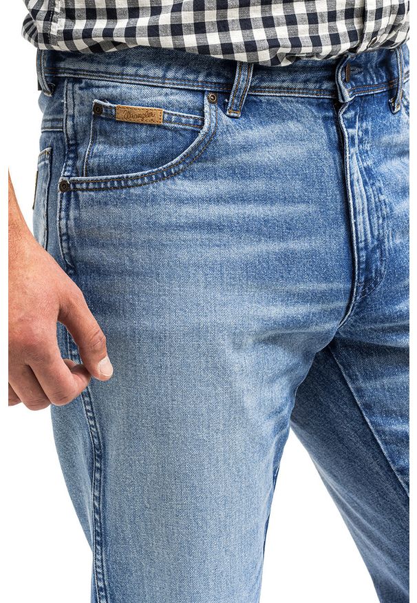 Wrangler - WRANGLER TEXAS TAPER MĘSKIE SPODNIE JEANSOWE OKIE W12T7328O 112320077