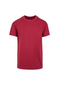 BUILD YOUR BRAND - Bawełniana Koszulka Unisex Dla Dorosłych Z Okrągłym Dekoltem. Kolor: czerwony, wielokolorowy, brązowy. Materiał: bawełna