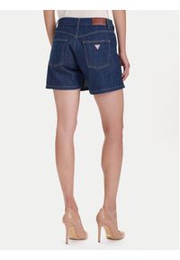 Guess Jeans Spódnica jeansowa W5BD96 D002A Granatowy Regular Fit. Kolor: niebieski. Materiał: bawełna