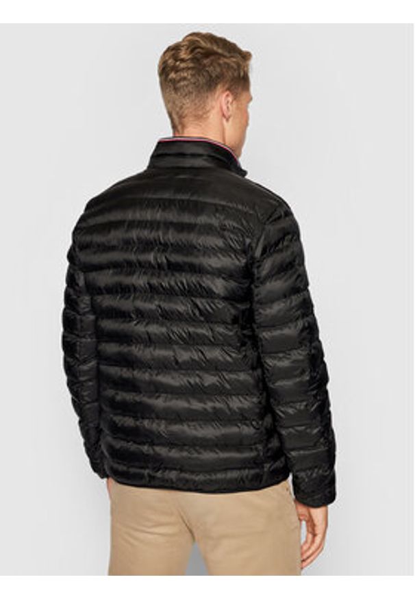 TOMMY HILFIGER - Tommy Hilfiger Kurtka przejściowa Core Circular MW0MW18763 Czarny Regular Fit. Kolor: czarny. Materiał: syntetyk