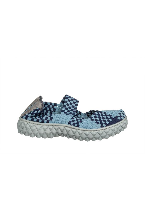 Rock Spring - Półbuty Rock Over Seashore Navy 032042, Niebieski, Materiał - 40. Zapięcie: pasek. Kolor: niebieski. Materiał: tkanina. Szerokość cholewki: normalna. Sezon: lato. Styl: rockowy