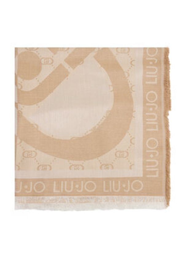 Liu Jo Szal 2A6017 T0300 Beżowy. Kolor: beżowy. Materiał: wiskoza