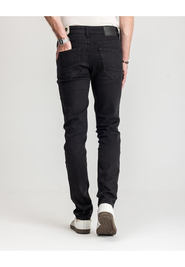 MARCUS - Męskie Spodnie Jeansowe Marcus Sebb 2214 Dry Black 14-200301