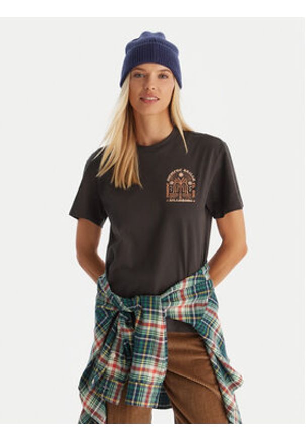 Billabong T-Shirt EBJZT00496 Czarny Oversize. Kolor: czarny. Materiał: bawełna