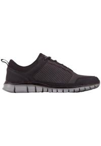 Buty do chodzenia męskie Kappa Tumelo. Zapięcie: sznurówki. Kolor: czarny. Materiał: materiał, syntetyk, tkanina. Szerokość cholewki: normalna. Sport: turystyka piesza