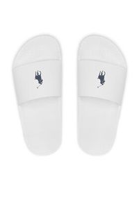 Polo Ralph Lauren Klapki Polo Slide 809892945007 Biały. Kolor: biały