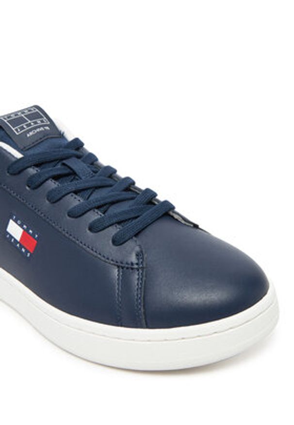 Tommy Jeans Sneakersy Archive '98 EM0EM01596 Granatowy. Kolor: niebieski. Materiał: skóra