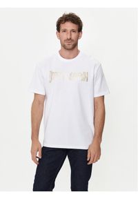 Just Cavalli T-Shirt 76OAHG15 Biały Regular Fit. Kolor: biały. Materiał: bawełna #1