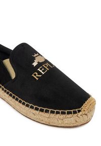 Replay - REPLAY Espadryle GWF22 .000.C0086T Czarny. Kolor: czarny. Materiał: materiał #5