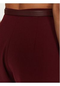 Elisabetta Franchi Spodnie materiałowe PA-061-47E2-V300 Bordowy Regular Fit. Kolor: czerwony. Materiał: syntetyk