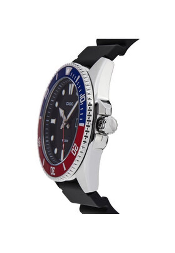 Casio Zegarek Duro Diver MDV-107-1A3VEF Czarny. Kolor: czarny