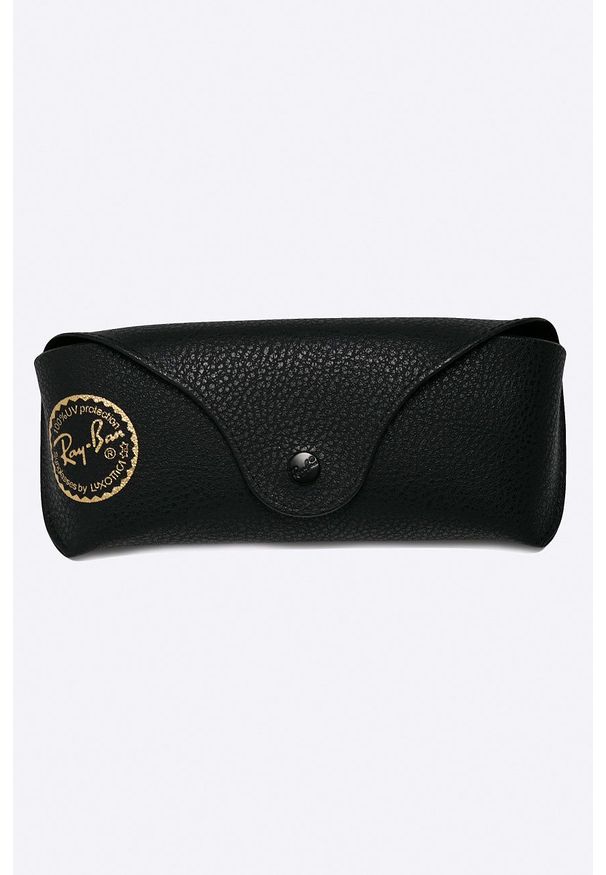 Ray-Ban - Okulary. Kształt: owalne. Kolor: czarny
