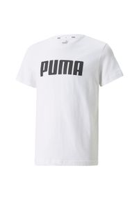 T-shirt z krótkim rękawem dla dzieci Puma ESS B. Kolor: biały. Długość rękawa: krótki rękaw. Długość: krótkie #1