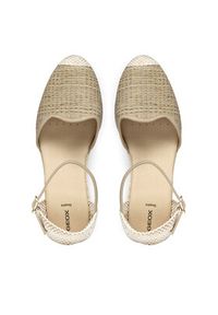 Geox Espadryle D Gelsa Low D55NGE 01106 C6738 Beżowy. Kolor: beżowy. Materiał: materiał #5