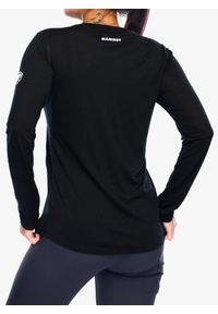Bluza damska Mammut Tree Wool FL Longsleeve. Kolor: czarny. Długość rękawa: długi rękaw