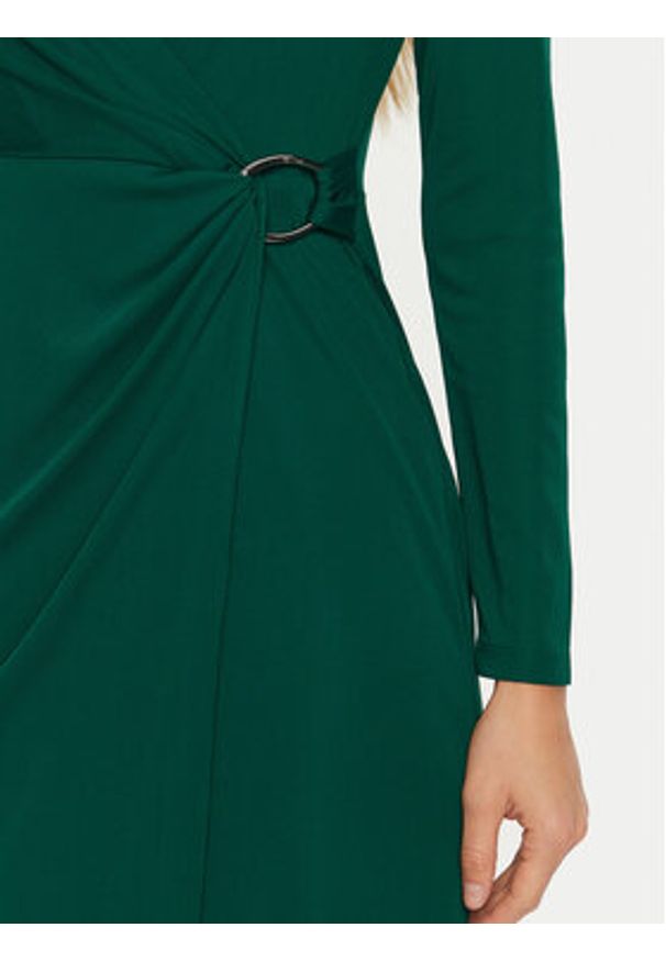 Lauren Ralph Lauren - LAUREN RALPH LAUREN Sukienka koktajlowa 253919794004 Zielony Slim Fit. Kolor: zielony. Materiał: syntetyk. Styl: wizytowy