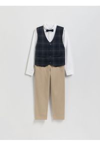 Reserved - Elegancki zestaw z muszką - wielobarwny. Materiał: tkanina, bawełna. Styl: elegancki #1