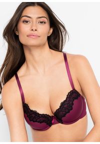 bonprix - Biustonosz z usztywnianymi miseczkami z poliamidu z recyklingu (3 szt.). Kolor: czarny. Materiał: poliamid #2