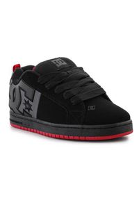 DC Shoes - Buty do chodzenia męskie DC Court Graffik. Zapięcie: sznurówki. Kolor: czarny. Materiał: materiał, tkanina. Szerokość cholewki: normalna #1