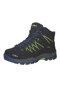 Buty trekkingowe dziecięce CMP Rigel Mid. Kolor: niebieski, żółty, wielokolorowy