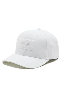 Czapka z daszkiem Alpha Industries. Kolor: biały #1