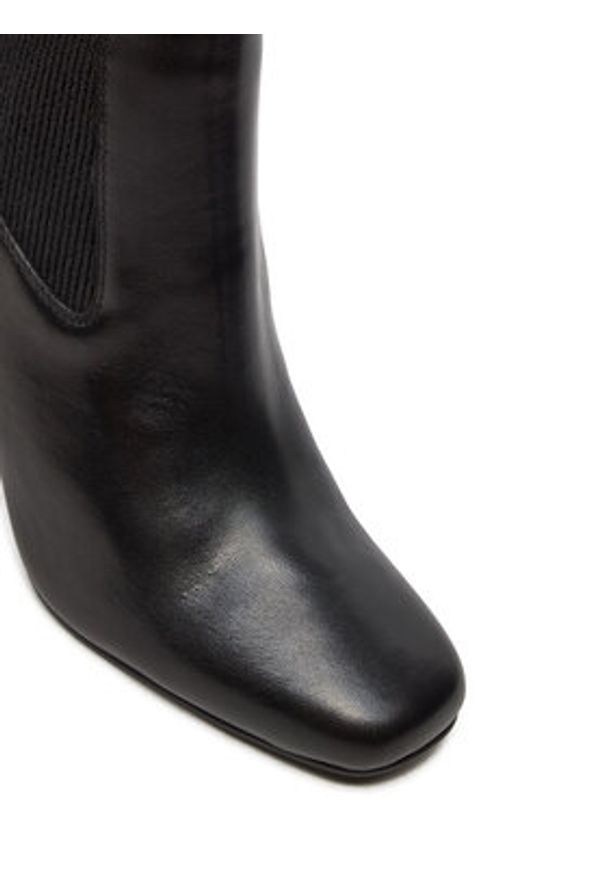 Karl Lagerfeld - KARL LAGERFELD Botki Astra Nova KL33160 Czarny. Kolor: czarny. Materiał: skóra
