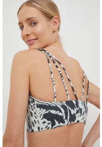 adidas Performance biustonosz sportowy wzorzysty. Materiał: poliester, skóra, dzianina, materiał. Rodzaj stanika: wyciągane miseczki. Wzór: ze splotem. Sport: fitness, taniec #1