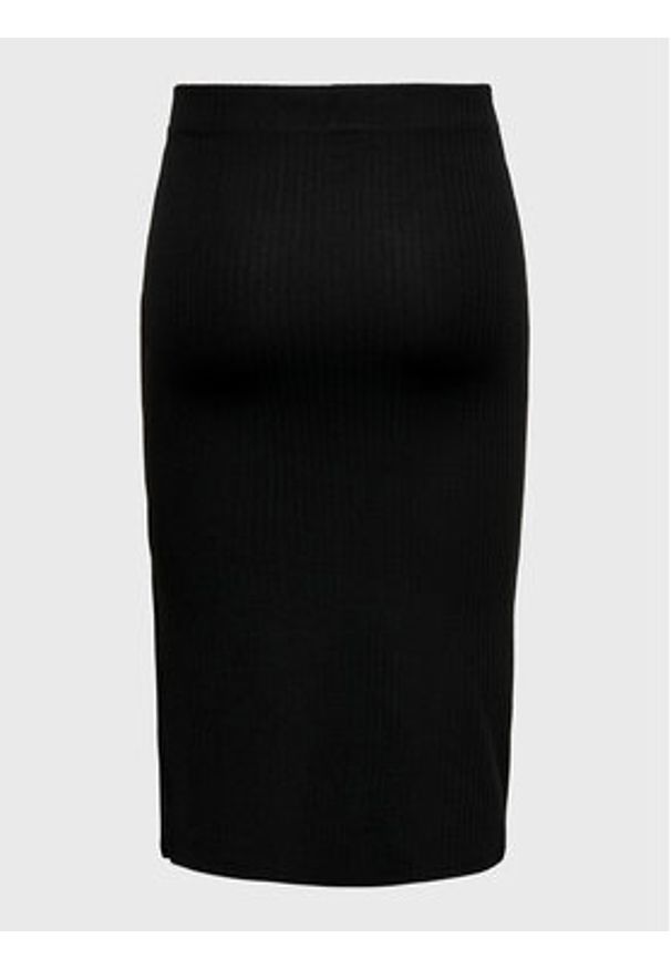 only - ONLY Spódnica ołówkowa 15233600 Czarny Slim Fit. Kolor: czarny. Materiał: syntetyk