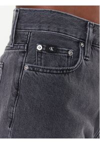 Calvin Klein Jeans Szorty jeansowe J20J220647 Czarny Mom Fit. Kolor: czarny. Materiał: bawełna #4