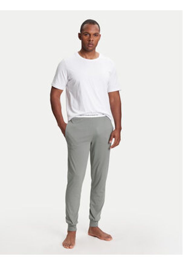 United Colors of Benetton - United Colors Of Benetton Spodnie piżamowe 30964F00V Szary Regular Fit. Kolor: szary. Materiał: bawełna