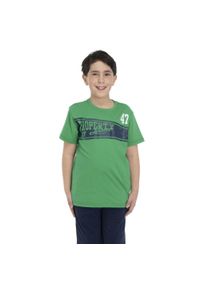 LEONE 1947 APPAREL - Witamy dziecięcą koszulkę z krótkim rękawem. Kolor: zielony. Długość rękawa: krótki rękaw. Długość: krótkie. Sport: joga i pilates