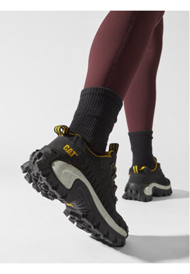 CATerpillar Sneakersy Intruder P723901 Czarny. Kolor: czarny. Materiał: materiał