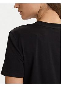 Calvin Klein Jeans T-Shirt LV047D210G Czarny Slim Fit. Kolor: czarny. Materiał: bawełna #5