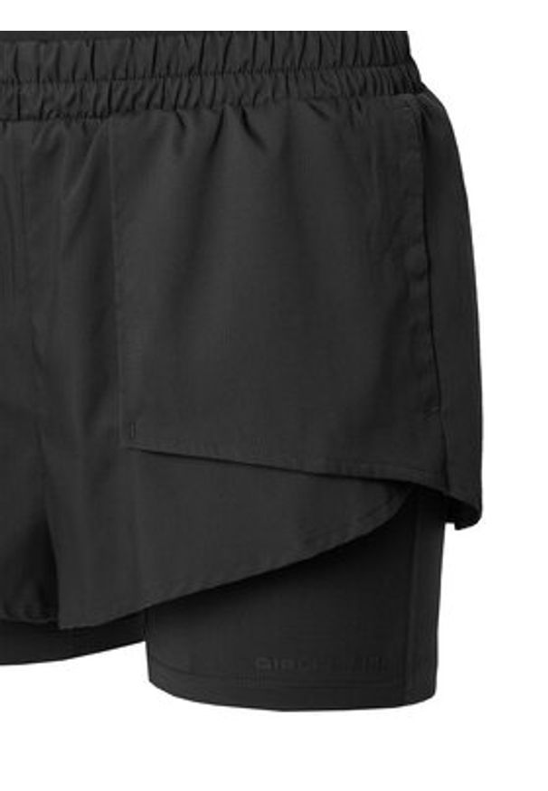 GIRLFRIEND COLLECTIVE - Girlfriend Collective Szorty sportowe Fallon 4093 Czarny Regular Fit. Kolor: czarny. Materiał: syntetyk