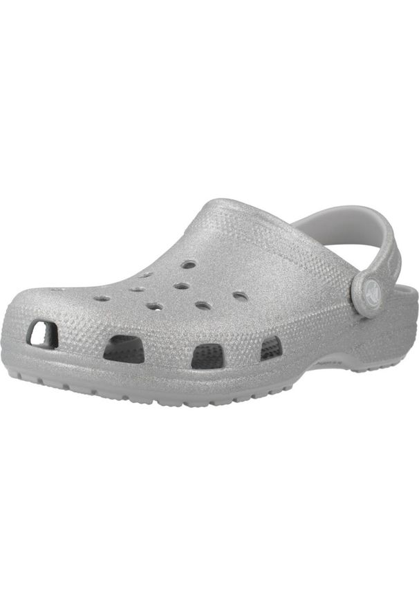 Crocs - Buty CROCS CLASSIC GLITTER CLOG Rose. Zapięcie: bez zapięcia. Kolor: różowy. Materiał: materiał, syntetyk. Sport: turystyka piesza