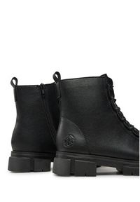 Rieker Trzewiki Y7150-00 Czarny. Kolor: czarny. Materiał: skóra, syntetyk #5