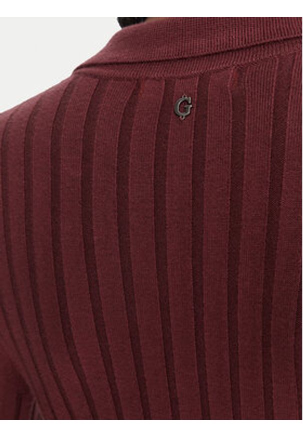 Guess Sukienka dzianinowa W5BK60 Z2YJ2 Brązowy Slim Fit. Kolor: brązowy. Materiał: wiskoza